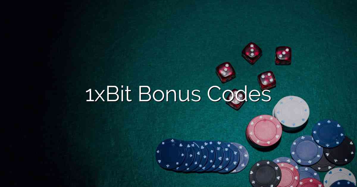 1xBit Bonus Codes